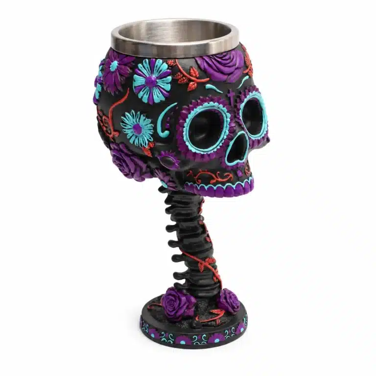 Gobelet tête de mort mexicaine