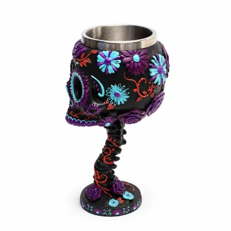 Gobelet tête de mort mexicaine