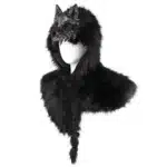 Masque crâne de loup viking