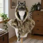Masque crâne de loup viking