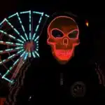 Masque lumineux tête de mort LED