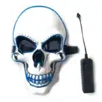 Masque lumineux tête de mort LED