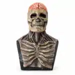 Masque squelette cerveau ouvert