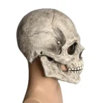 Masque tête de mort mâchoire mobile