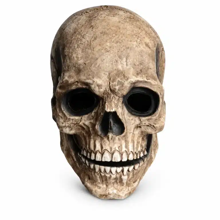 Masque tête de mort mâchoire mobile