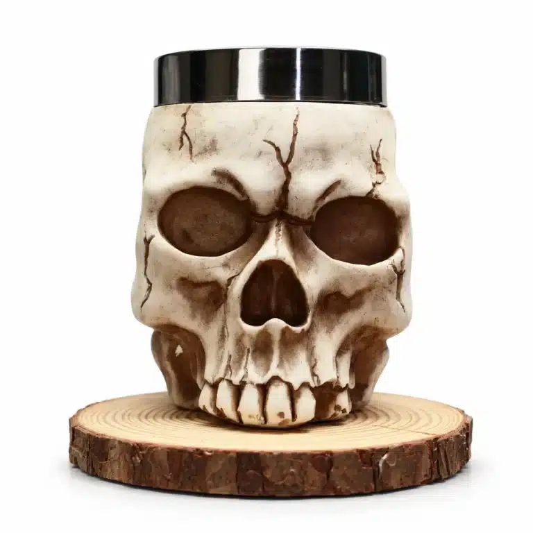 Mug tête de mort réaliste