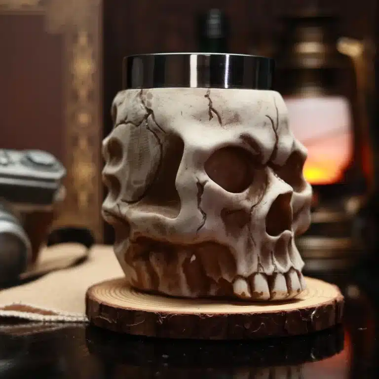 Mug tête de mort réaliste