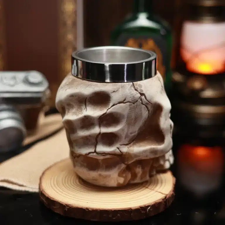 Mug tête de mort réaliste