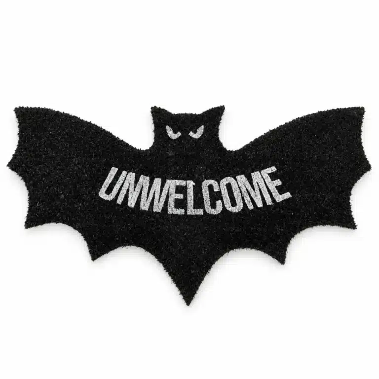 Paillasson chauve-souris gothique