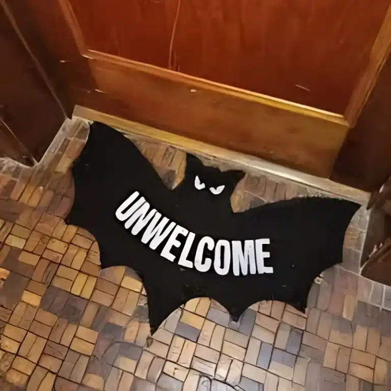 Paillasson chauve-souris gothique