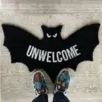 Paillasson chauve-souris gothique