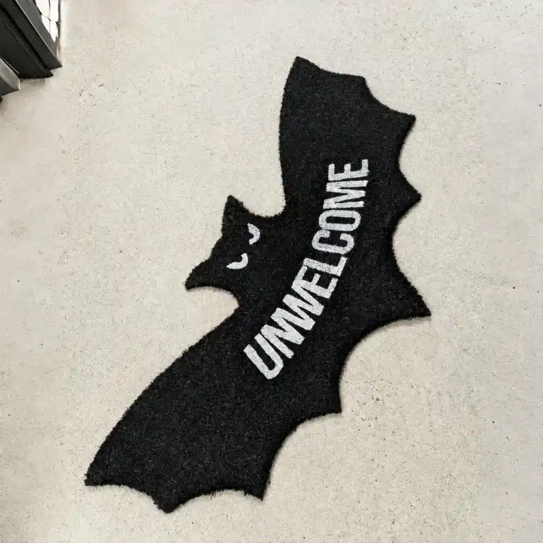 Paillasson chauve-souris gothique