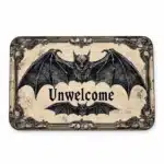 Paillasson Unwelcome chauve-souris - 60 × 90 cm