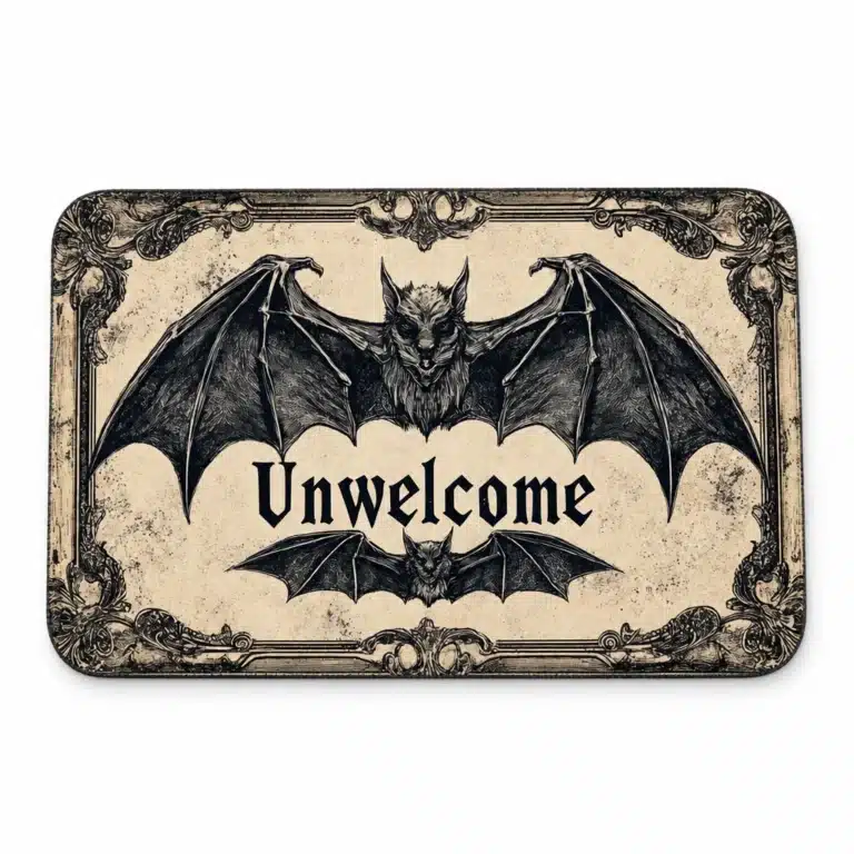 Paillasson Unwelcome chauve-souris - 60 × 90 cm