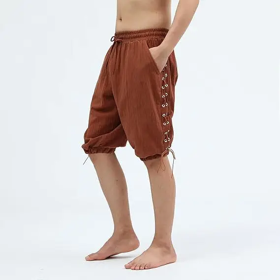 Pantalon lacets pirate homme
