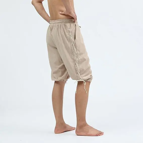 Pantalon lacets pirate homme
