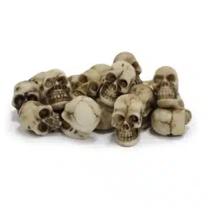 Petites têtes de mort décoratives