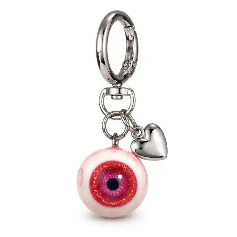 Porte-clé globe oculaire horreur