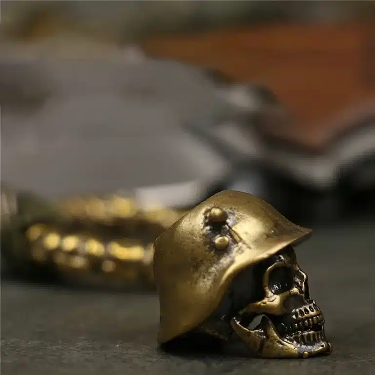 Porte-clé paracorde tête de mort
