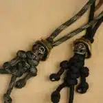 Porte-clé paracorde tête de mort