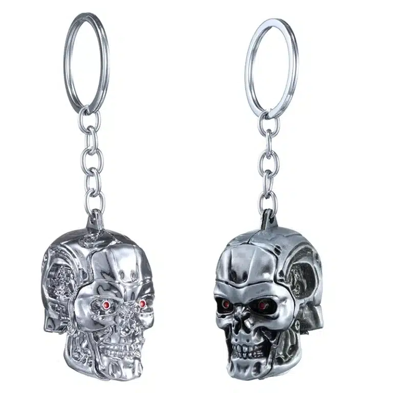Porte clé tête style terminator