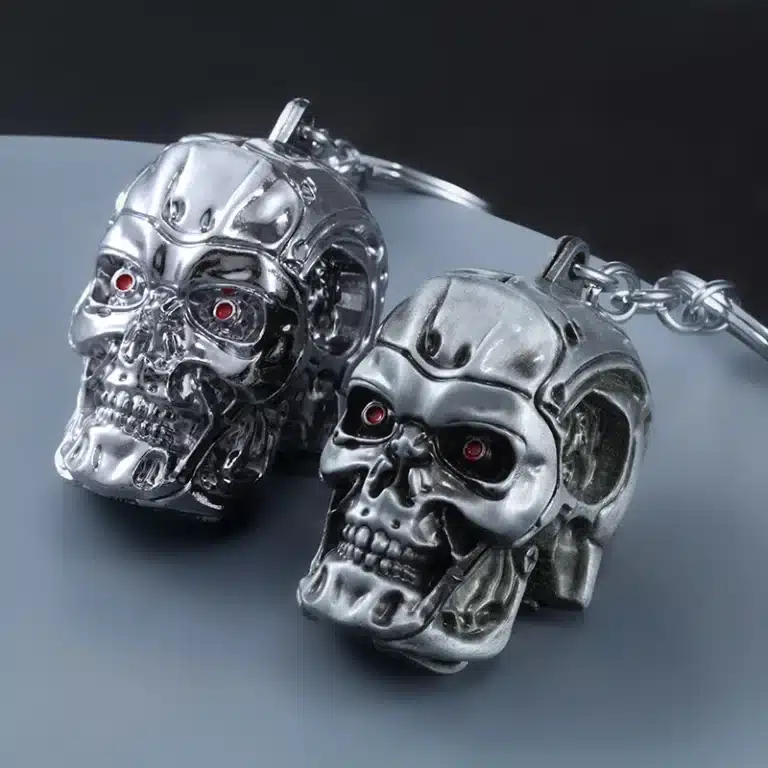 Porte clé tête style terminator