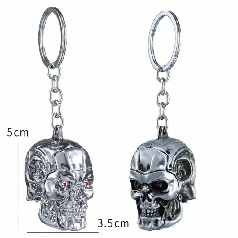 Porte clé tête style terminator
