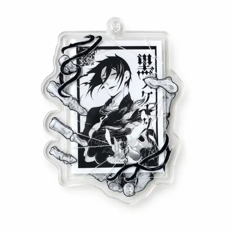 Porte photocard mains de squelette - Gris