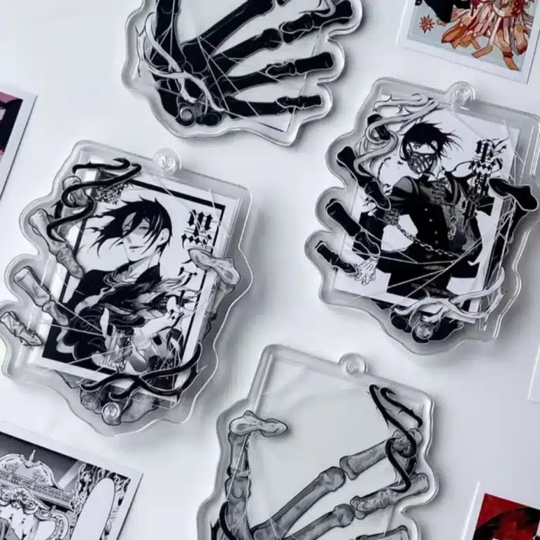 Porte photocard mains de squelette