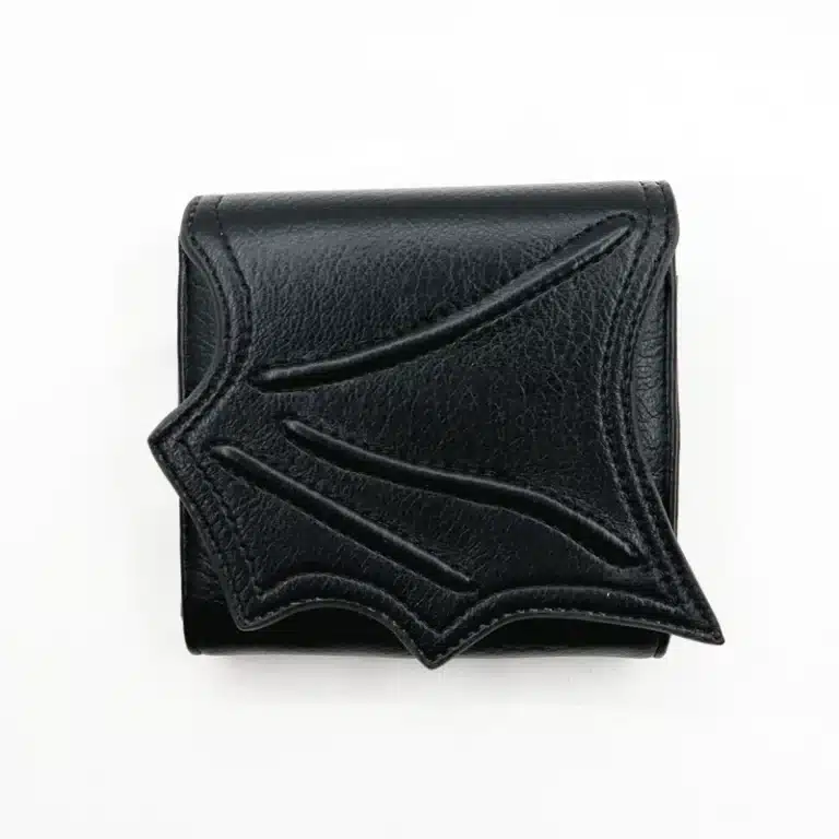 Portefeuille aile de chauve-souris - noir