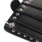 Portefeuille punk tête de mort clouté