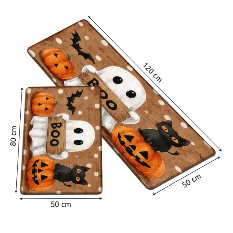 Tapis d’entrée Halloween citrouille