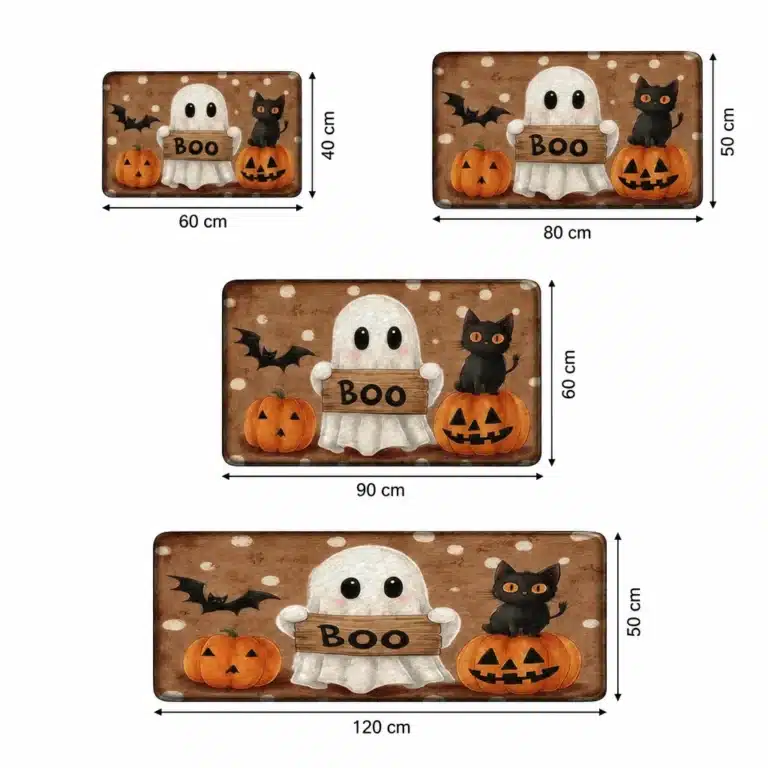 Tapis d’entrée Halloween citrouille