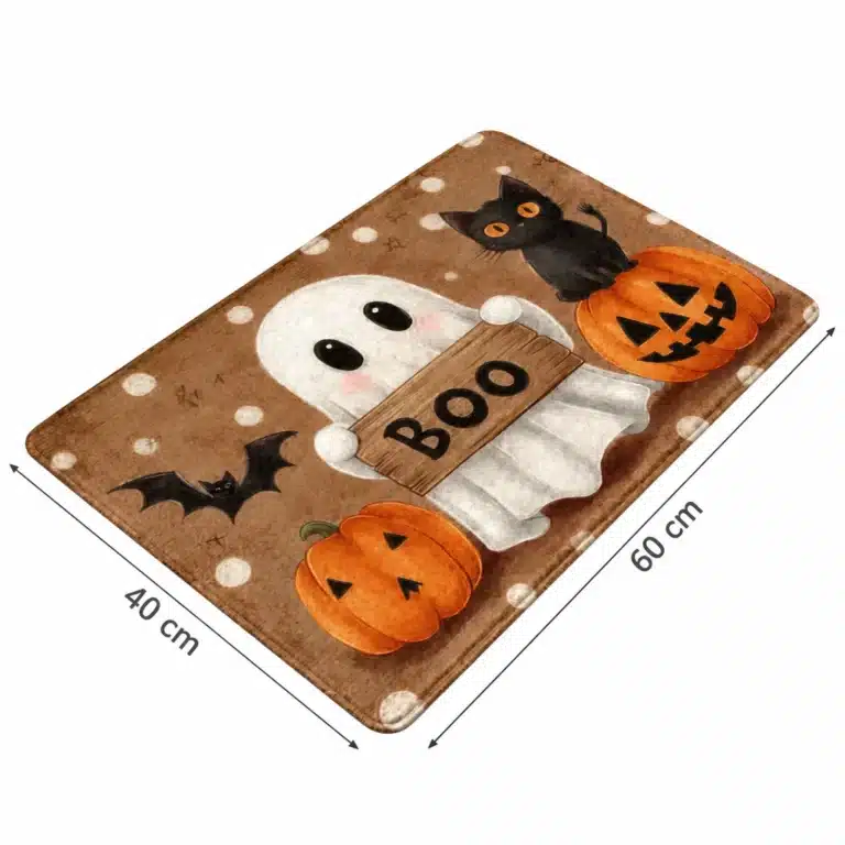 Tapis d’entrée Halloween citrouille