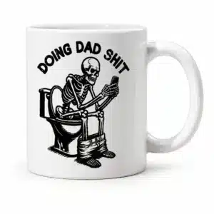 Tasse squelette humour