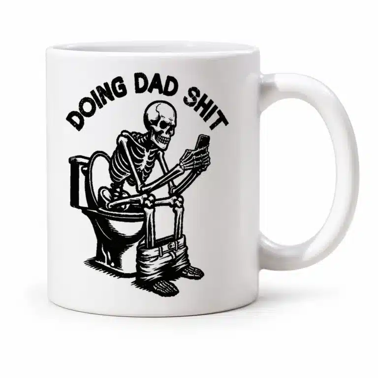 Tasse squelette humour
