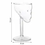 Verre à pied tête de mort